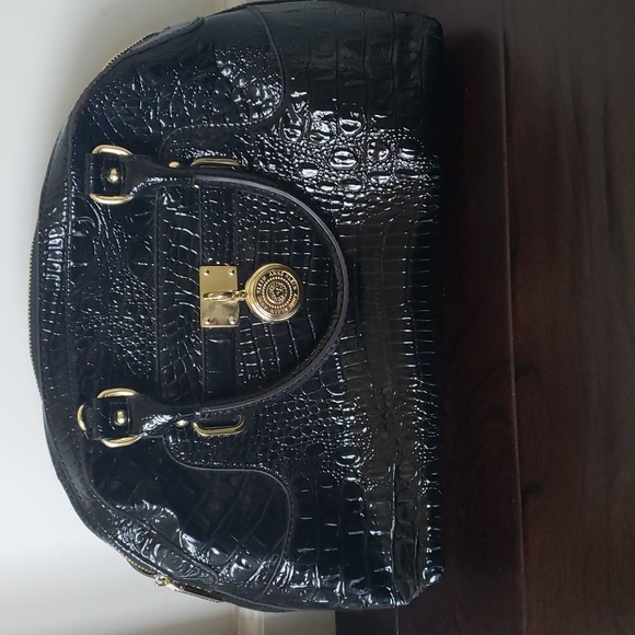 Anne Klein black hand bag purse like new - Picture 1 of 4